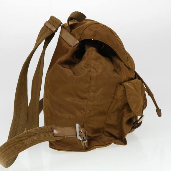 PRADA Backpack Nylon Bronze Auth 38309 - Picture 4 of 10